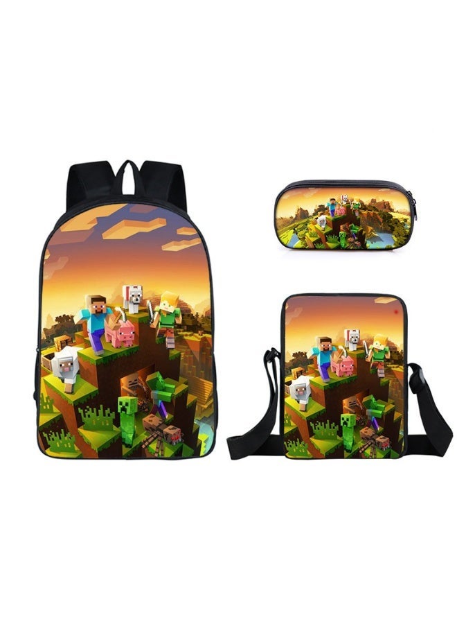 Minecraft Student Backpack Set Of Three - Image 1